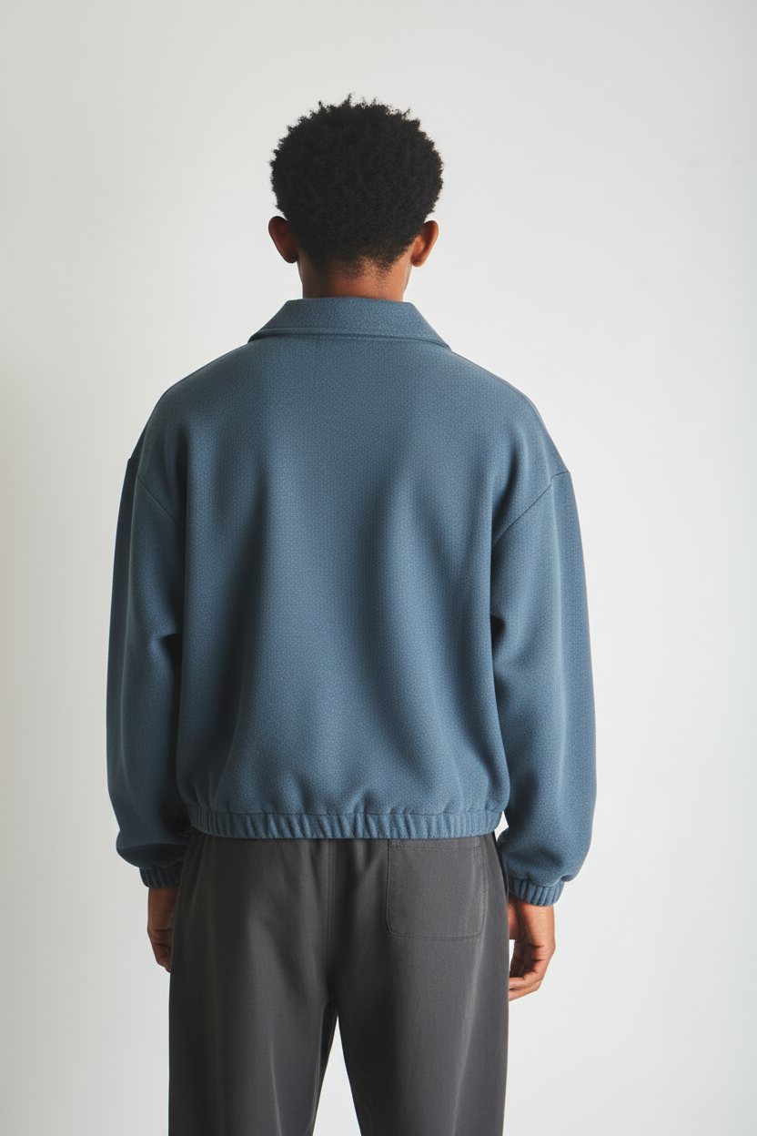 V-neck pullover jacket