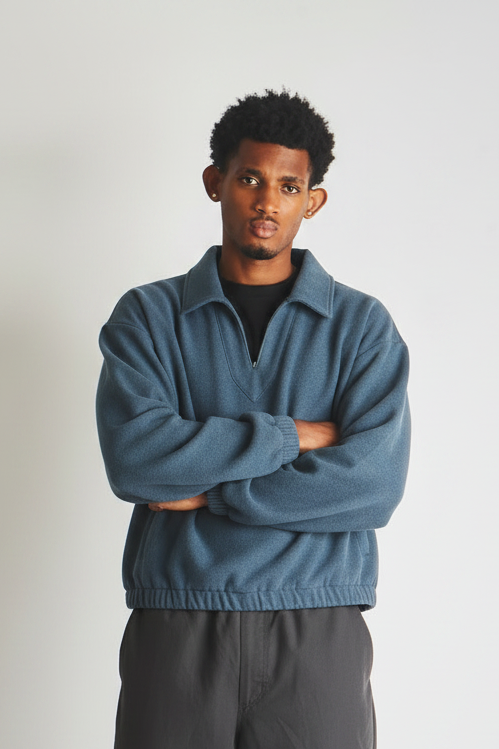 V-neck pullover jacket