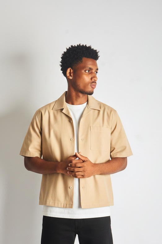 Boxy button down shirt
