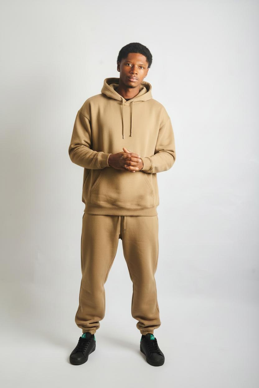 Cotton fleece Hoodie and sweatpants