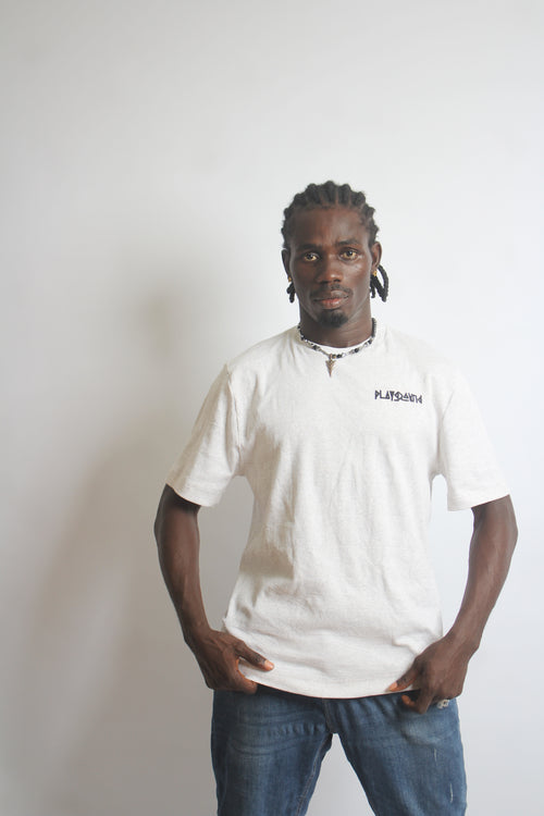 Playground Short-Sleeve Body-Fit Tee in Heavy Cotton Fabrics