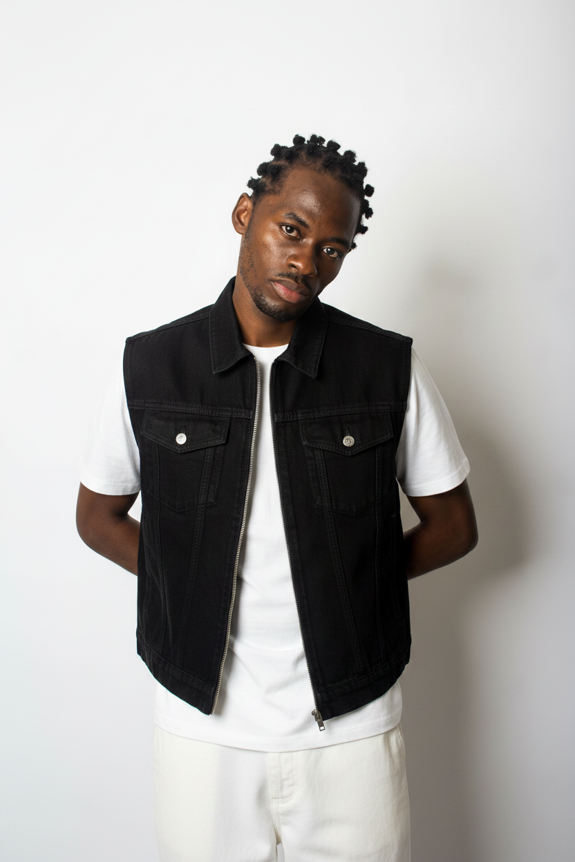 Denim vest