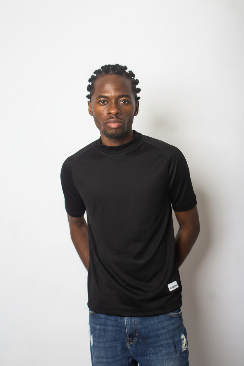 All Black Body-Fit T-Shirt
