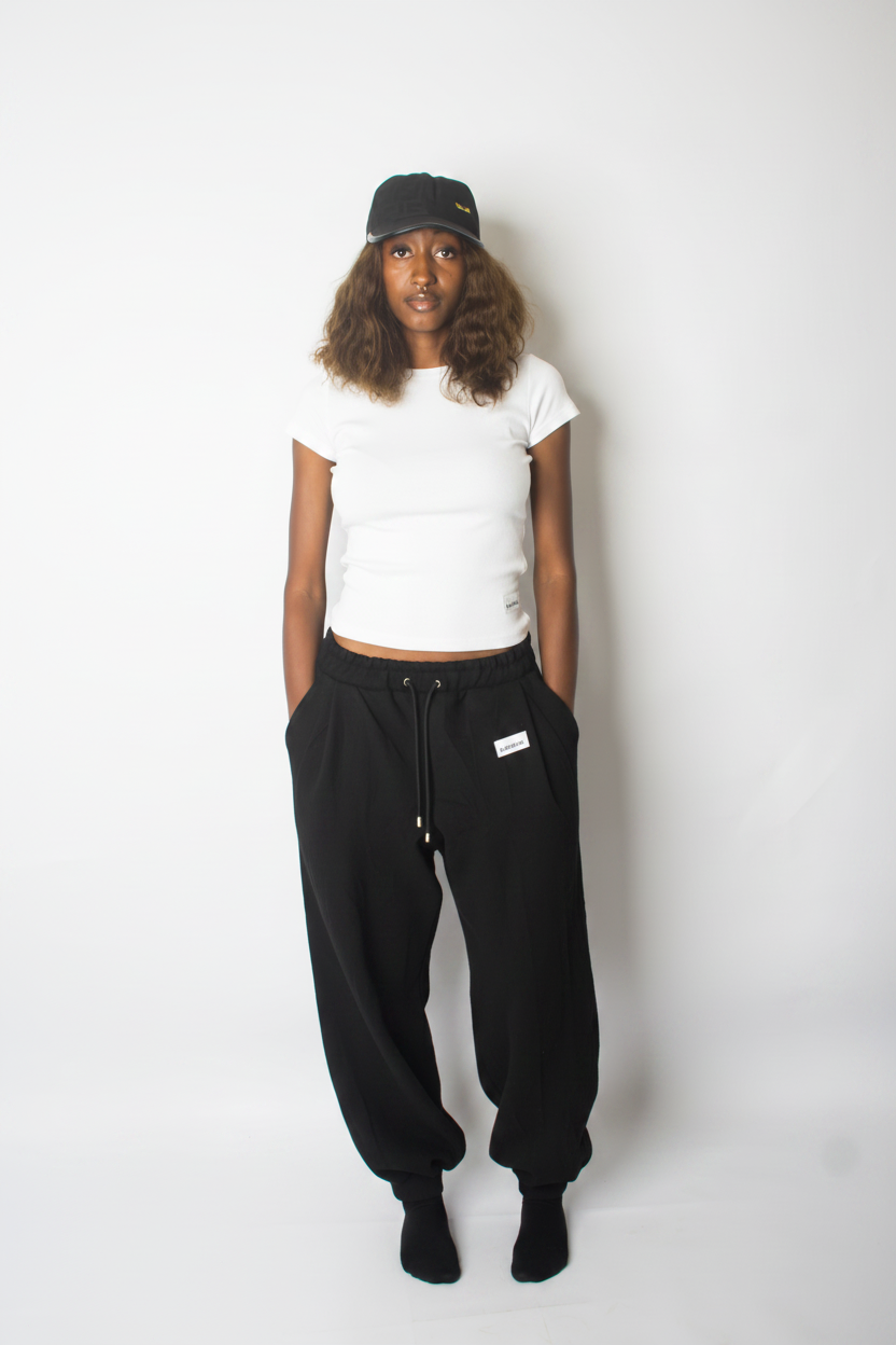 All White Basic Female T Shirt